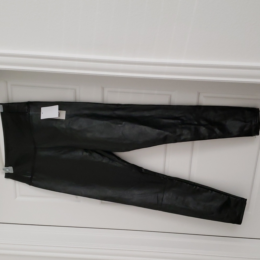 Leather tights
